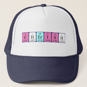 Cherish periodic table name hat