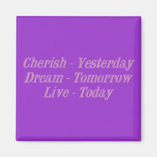 Cherish pink magnet