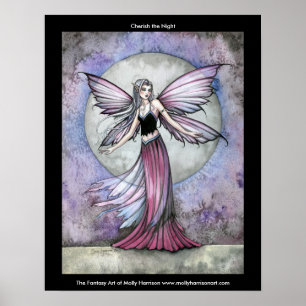 Cherish the Night Fairy Poster by Molly Harrison