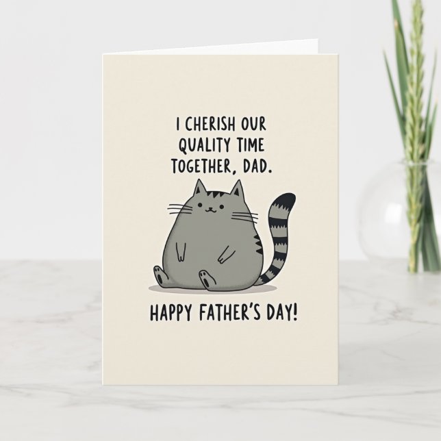 Cherish Time Fathers Day Card (Front)