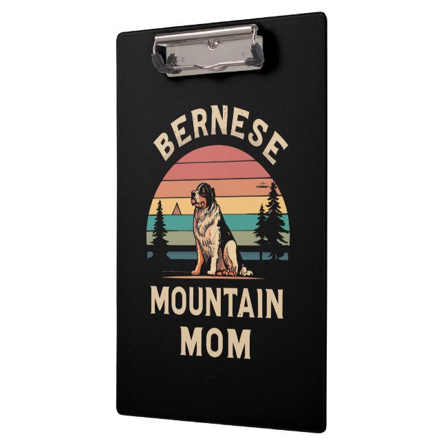 Cherish Your Love: Bernese Mountain Dog Mum Clipboard (Left)
