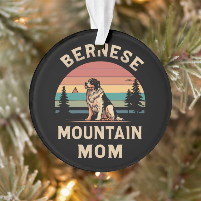 Cherish Your Love: Bernese Mountain Dog Mum Ornament (Tree)