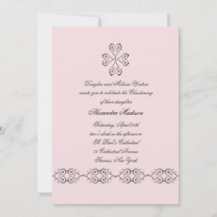 Cherished Cross Religious Celebration Invitation