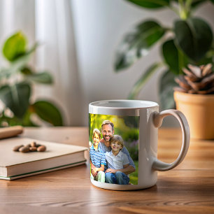 Cherished Dad Moments : Custom Photo Coffee Mug