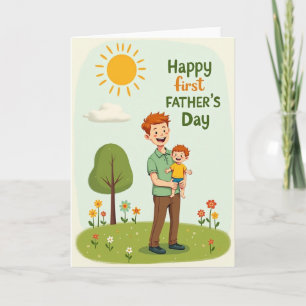 Cherished Fathers Day Image Card