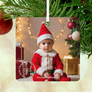 Cherished Memories Grandparents First Christmas Metal Tree Decoration
