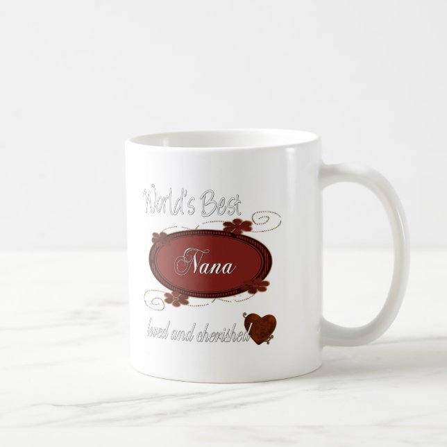 Cherished Nana Coffee Mug (Right)