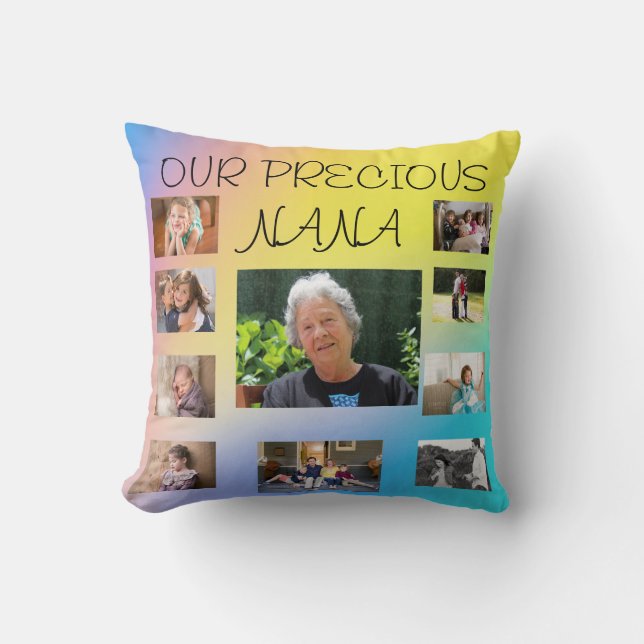 Cherished Nana Keepsake Cushion (Front)