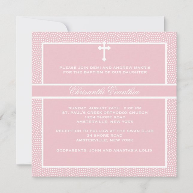 Cherished - Religious Invitation (Front)