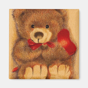 Cherished Teddy Bear Magnet