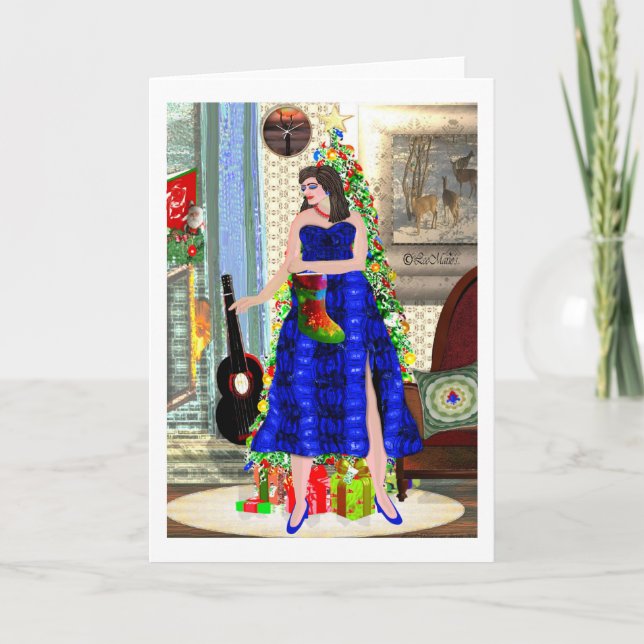 Cherished Xmas LeeMarie's creative Design Card (Front)