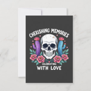 Cherishing Memories Celebrating With Lover RSVP Card