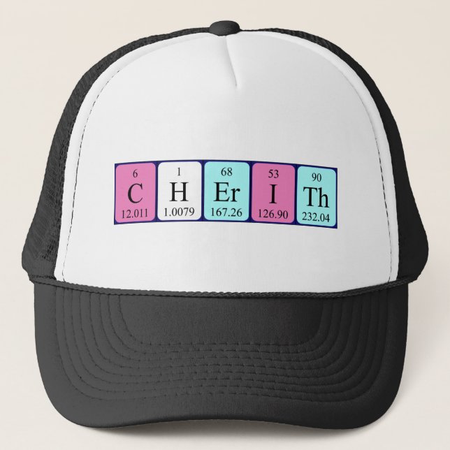 Cherith periodic table name hat (Front)