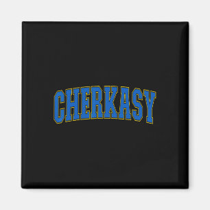 Cherkasy Ukraine Lovers Patriotic Proud Ukrainian Magnet