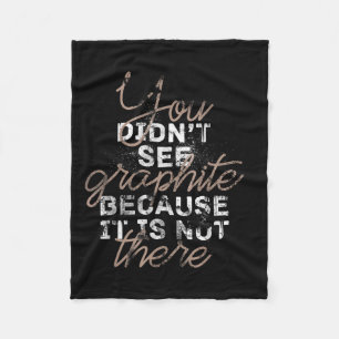 Chernobyl Graphite Dyatlov, Funny Quote, Nuclear T Fleece Blanket