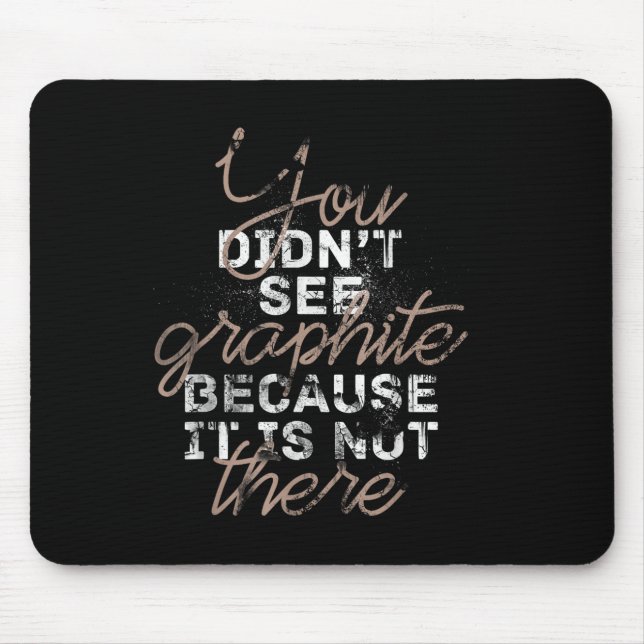 Chernobyl Graphite Dyatlov, Funny Quote, Nuclear T Mouse Mat (Front)