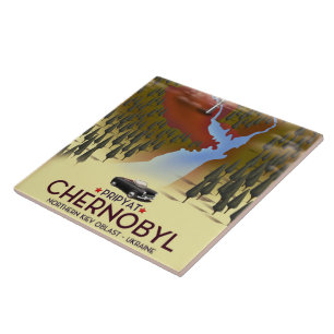 Chernobyl, Pripyat, ukraine Travel poster Tile