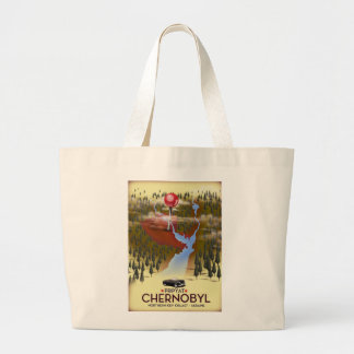 Chernobyl, Pripyat, ukraine Travel print Large Tote Bag
