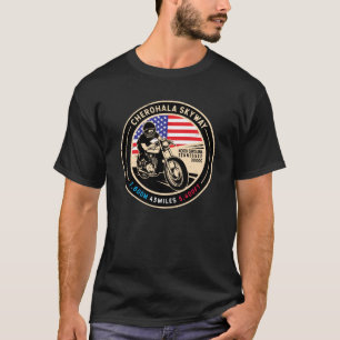 Cherohala Skyway National Scenic Byways Motorcycle T-Shirt