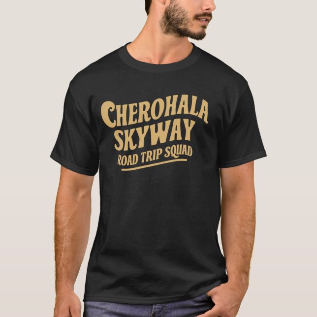 Cherohala Skyway Road Trip Squad Souvenir T-Shirt (Front)