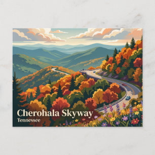 Cherohala Skyway USA Postcard