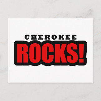 Cherokee, Alabama City Design Postcard