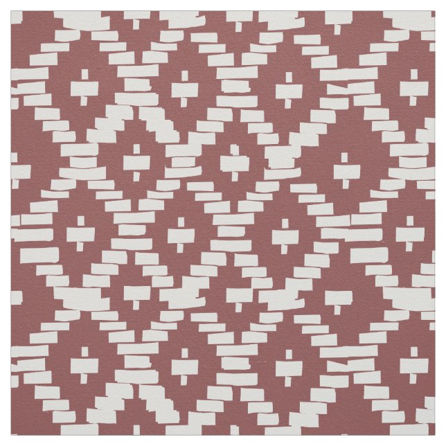 Cherokee Basket Design on Fabric (Swatch)