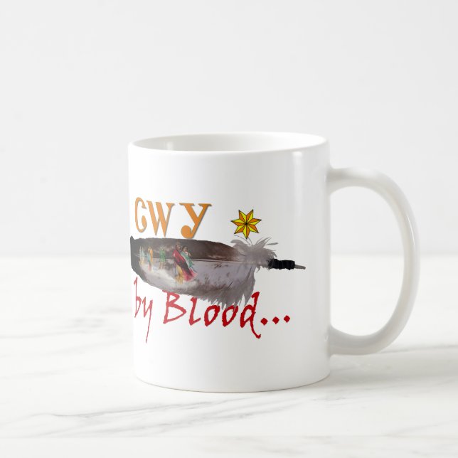 Cherokee by Blood Coffee Mug (Right)