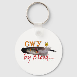 Cherokee by Blood Key Ring