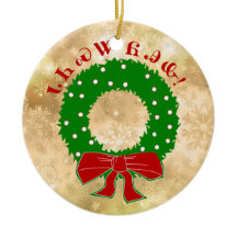 Cherokee Christmas Wreath Ornament