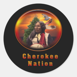 Cherokee Classic Round Sticker