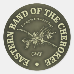 Cherokee (Eastern Band) Classic Round Sticker