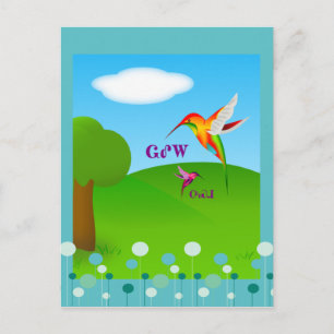 Cherokee Hummingbird Postcard