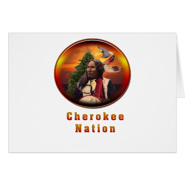 Cherokee Indian art (Front Horizontal)