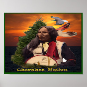 Cherokee Indian poster