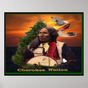 Cherokee Indian poster