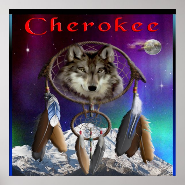 Cherokee Indian poster (Front)