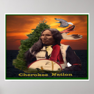 Cherokee Indian poster