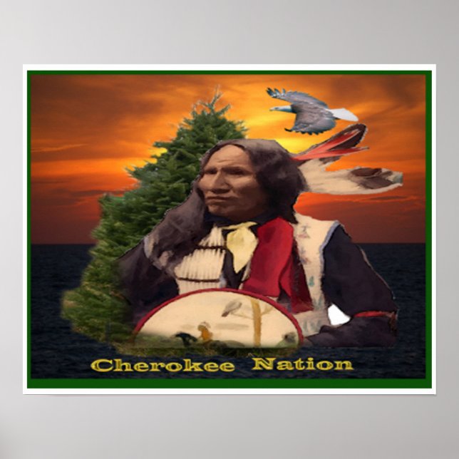 Cherokee Indian poster (Front)