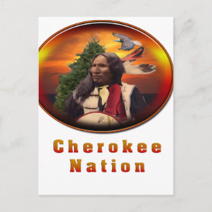 Cherokee Indian products Postcard
