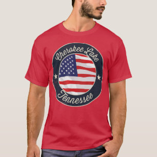 Cherokee Lake  Patriotic Tennessee Souvenir  T-Shirt