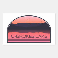 Cherokee Lake Tennessee Red Sunrise