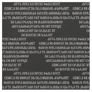 Cherokee Lords Prayer Fabric