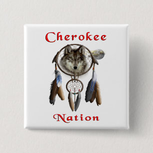 Cherokee Nation 15 Cm Square Badge