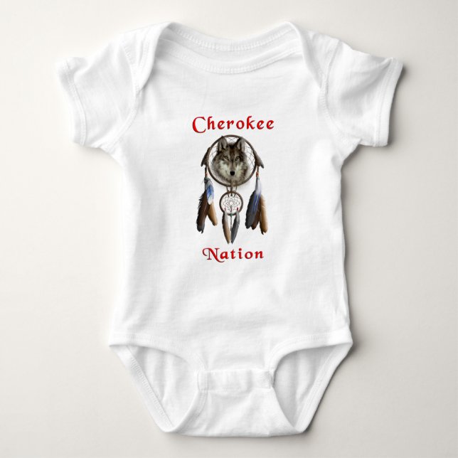 Cherokee nation baby bodysuit (Front)