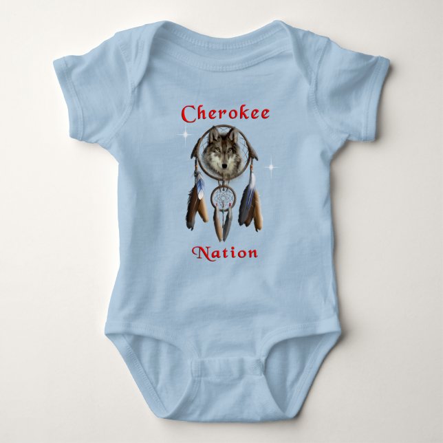 Cherokee nation baby bodysuit (Front)