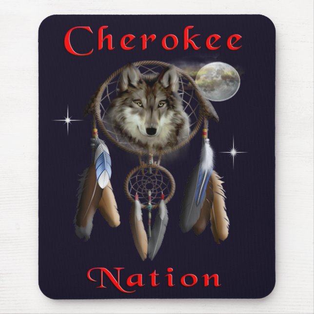 Cherokee nation mouse mat (Front)