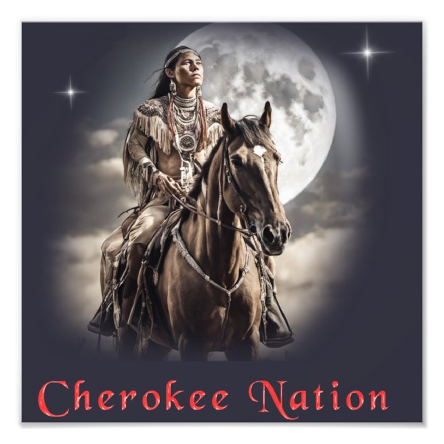 Cherokee nation photo print (Front)