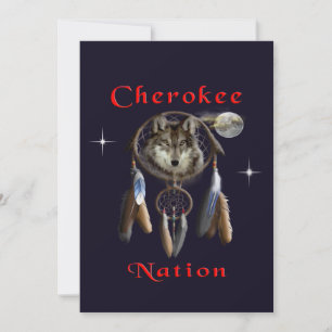 Cherokee nation thank you card
