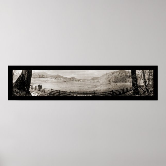 Cherokee NC Indian Reservation Photo 1909 Poster (Front)